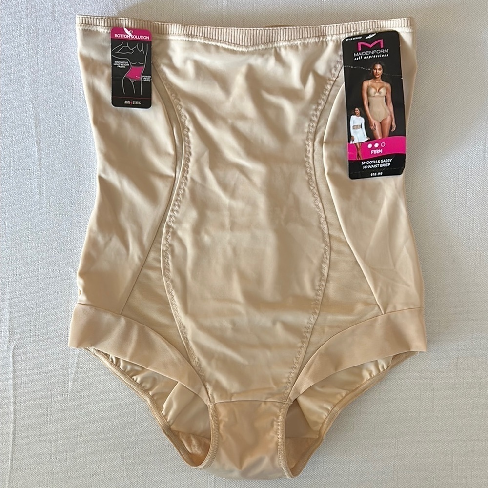 Maidenform Women's High-Waist Shapewear - Beige
